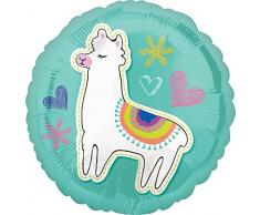 Amscan 3780701 Folienballon Lama