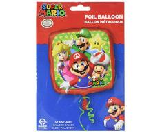 amscan 3200801 Folienballon Super Mario Bros, Mehrfarbig