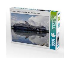 CALVENDO Puzzle Mein Schiff 1, Passagiere 1924, Länge 262 m, Breite 32 m, 21,5 Kn. 1000 Teile Lege-Größe 64 x 48 cm Foto-Puzzle Bild von Frank Gayde