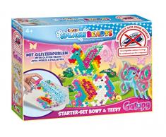 CRAZE Pferde Splash BEADYS Galupy Bowy & Teevy Spielzeug Wasserperlen Bügelperlen ohne Bügeln Starter Bastelset 20630, bunt