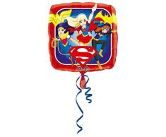 Amscan International DC Super Hero Mädchen Folienballon