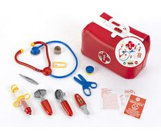 Theo Klein 4647 4647-Arzttasche mit viel Zubehör, Spielzeug, Rot