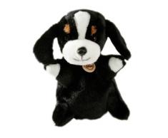 Bauer Spielwaren Theatrello Handpuppe Berner Sennenhund: Kuscheltier für Puppentheater und Lernspiele, waschbar, schwarz (11819)