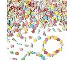 Baker Ross Mini-Perlen „Strand und Meer“ - für Kinder zum Basteln von Schmuck - Ketten - Armbändern - 400 Stück
