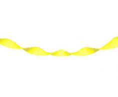 Folat XXL UV Leucht-Girlande aus Krepp 18 m Neongelb