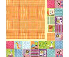 Unique Party 72432 Circus Animal Baby Dusche Servietten, 16 Stück