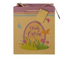 Idena 31436 Geschenktasche FSC-Mix Frohe Ostern
