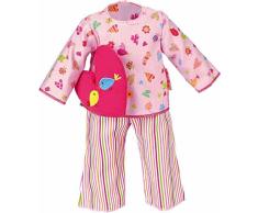 Käthe Kruse 33990 - Pyjama mit Herzkissen 39-41 cm, rosa