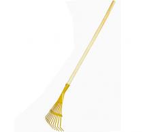 Turk 36826 - Fächerbesen Metall mit Holzstiel 80 cm