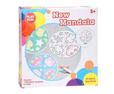 Fun Play Playfun Straßenkreide - Mandala 57cm + 6 Stück Kreide