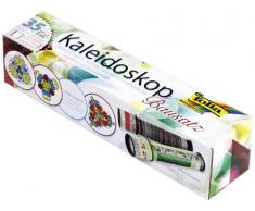 folia 977 - Kaleidoskop Bastel Set, 35 teilig, Lehrreiche Bastelpackung für Kinder und Erwachsene