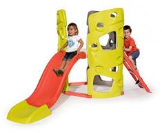 Smoby 840204 - Abenteuer-Kletterturm, Klettergerüst für Indoor und Outdoor mit Rutsche, für Kinder ab 2 Jahren