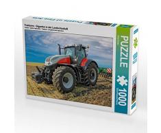 CALVENDO Puzzle Traktoren - Giganten in der Landwirtschaft 1000 Teile Lege-Größe 64 x 48 cm Foto-Puzzle Bild von Peter Roder
