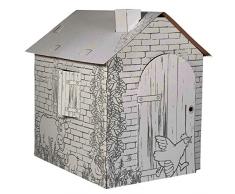 Legler 10015 - Spielhaus, Häuschen, aus Bastelkarton