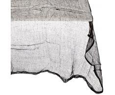 amscan International Tischdecke (schwarz Besteckmotiv)