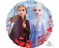 Amscan 4038601 Folienballon Frozen 2, blau