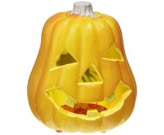 Ciao 30400 – Kürbis Lichterkette mit Dekor, 17 cm , Sortiert