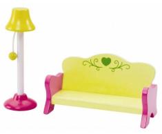 Wanju 811390 - Sofa Set fürs Puppenhaus
