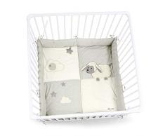 Sterntaler Laufgittereinlage Schaf Stanley, Alter: Für Babys ab der Geburt, 100 x 100 cm, Weiß/Grau