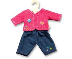 Heless 1504Heless Jacke mit Jeans für kleine Puppe, Farblich Sortiert