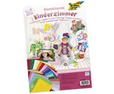folia 1932 - Basteltrends Kinderzimmer 108 Teile - Kreativset für Kinder und Erwachsene mit verschiedenen Trendmaterialien