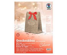 Ursus 5150052 - Geschenkbox Celina, 5 Stück, jute design