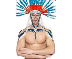 Smiffys 46232 - Flüssiger Latex Topf und Schwamm, 59 ml, blau