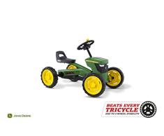 Berg Pedal Gokart Buzzy John Deere | Kinderfahrzeug, Tretauto, Sicherheid und Stabilität, Kinderspielzeug geeignet für Kinder im Alter von 2-5 Jahren