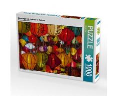 CALVENDO Puzzle Stimmungsvolle Laternen in Vietnam 1000 Teile Lege-Größe 64 x 48 cm Foto-Puzzle Bild von Martin Ristl