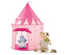 Bino & Mertens 82810 - Spielzelt Schloß, bunt, PES, Zum Toben auch für mehrere Kinder. Größe ca. 105x105x125 cm.