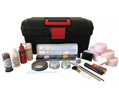 Eulenspiegel 299586 Halloween Schminkkoffer, schwarz/rot