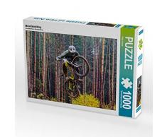 CALVENDO Puzzle Mountainbiking 1000 Teile Lege-Größe 64 x 48 cm Foto-Puzzle Bild von Peter Roder