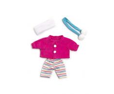Miniland 31678 Puppenkleidung, pink, blau, weiß, 21Cm