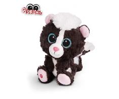 NICI Glubschis: Das Original – Glubschis Stinktier Suppi 15 cm – Kuscheltier Stinktier mit großen Augen – Flauschiges Plüschtier mit großen Glitzeraugen – Schmusetier für Kuscheltierliebhaber – 45562