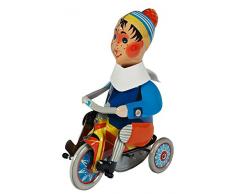 ABA aba64078 Boy auf einem Dreirad Metall Spielzeug