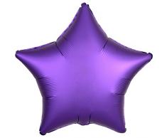 Amscan 3682001 Folienballon, Purple, Stern