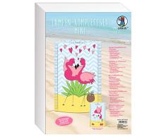 Ursus 58770099 Lampen Komplettset Mini, Flamingo, Ca. 30,5 x 21 cm