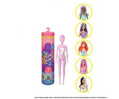 Barbie GMT48 Color Reveal Puppe mit Enthüllungseffekt mit 1 Überraschungspuppe und 7 weiteren Überraschungen, Spielzeug ab 3 Jahren