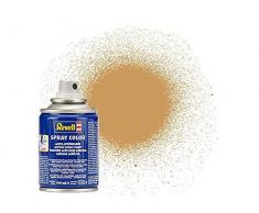 Revell 34188 Spraydose ocker, matt Spray Color, Farben in der praktischen 100-ml-Sprühdose