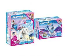 PLAYMOBIL 9473 Spielzeug-Schneetroll mit Schlitten, Unisex-Kinder & 9472 Spielzeug - Prachtvoller Phönix Unisex-Kinder
