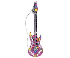 Widmann - Aufblasbare Flower Power Gitarre