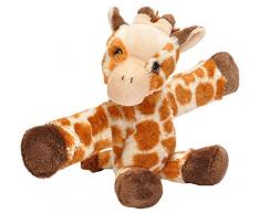 Wild Republic Huggers Schnapparmband Kuscheltier, Plüschtier, Giraffe 20 cm