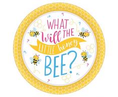 Amscan International 592166 Teller aus Papier und Kunststoff, 27 cm