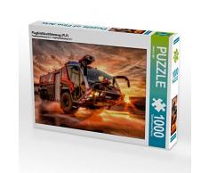 CALVENDO Puzzle Flugfeldlöschfahrzeug (FLF) 1000 Teile Lege-Größe 64 x 48 cm Foto-Puzzle Bild von Markus Will