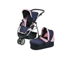 Knorrtoys 90494 - Puppenwagen Cico - blue pink