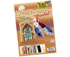 folia 1941 - Creativ Mix Oriental, 83 Teile - handliches Bastelset mit verschiedensten Materialien