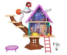 Mattel GDL88 - Disney Das Haus der 101 Dalmatiner Dylans Baumhaus Spielset mit Dylan und Dolly, Spielzeug ab 5 Jahren