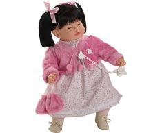 Berbesa 80401 - Baby Chinita Puppe, 62 cm, pink Jacke
