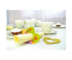 EDUPLAY 210167 7,5 x 8,5 x 0,3 cm Herz Serviette Ringe (12-teilig)