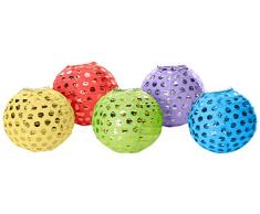 Amscan International 249000–90 12 cm Rainbow Hot Prägung Papier Laternen